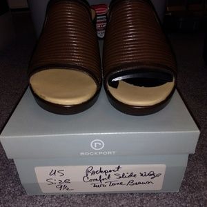 Rockport wedge slide